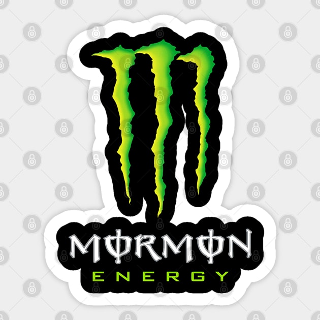 Mormon Energy - Drink Parody Sticker by nicklower